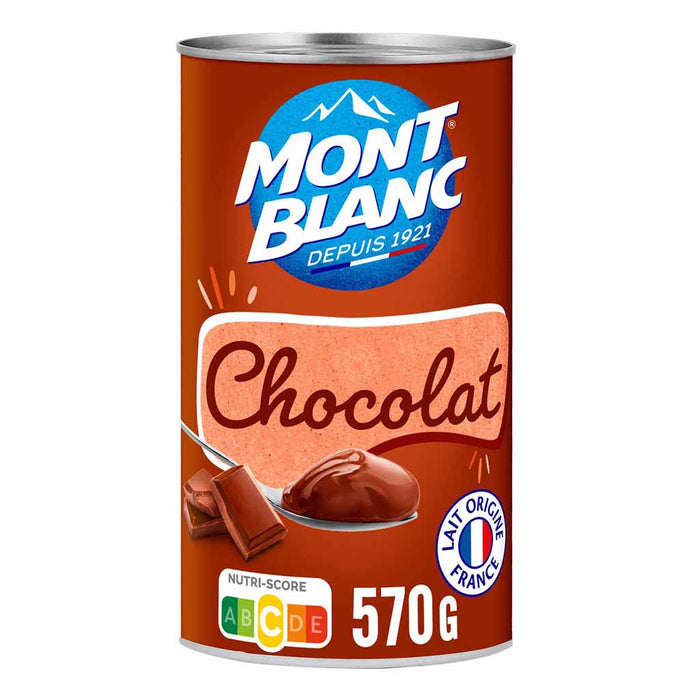 Mont Blanc Dessert Chocolate, 570g (20oz) Tin