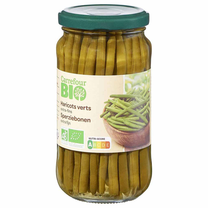 Organic Extra Fine Green Beans, 370ml (12.5 fl oz) Jar