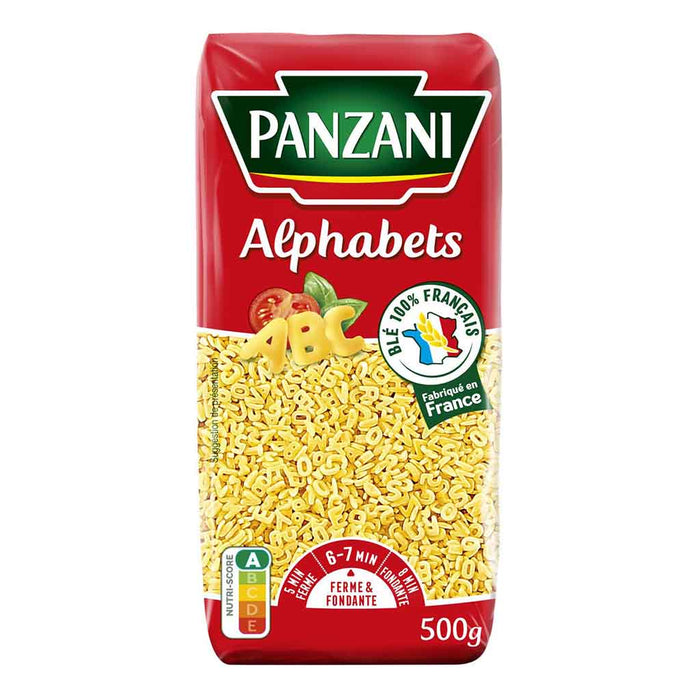 Panzani - Alphabet Pasta, 500g (17.6oz)