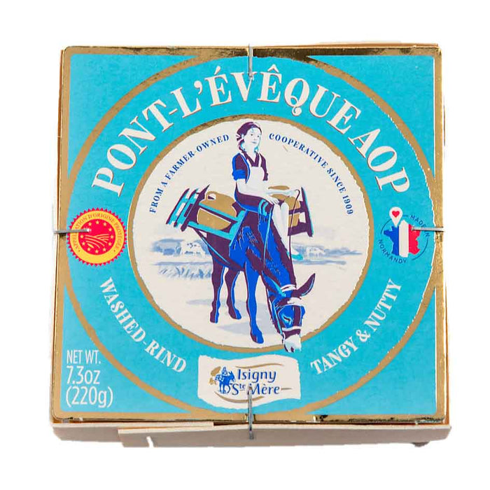 Pont l'Eveque AOP Soft Ripened Cheese, 220g (7.3oz)
