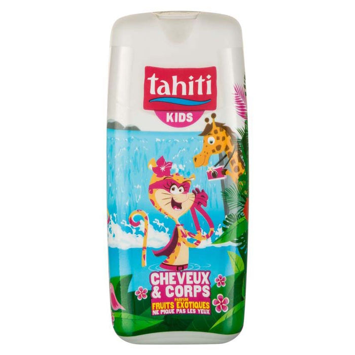 Gel douche Tahiti pour enfants, parfum de fruits exotiques, 300 ml (10,1 oz)