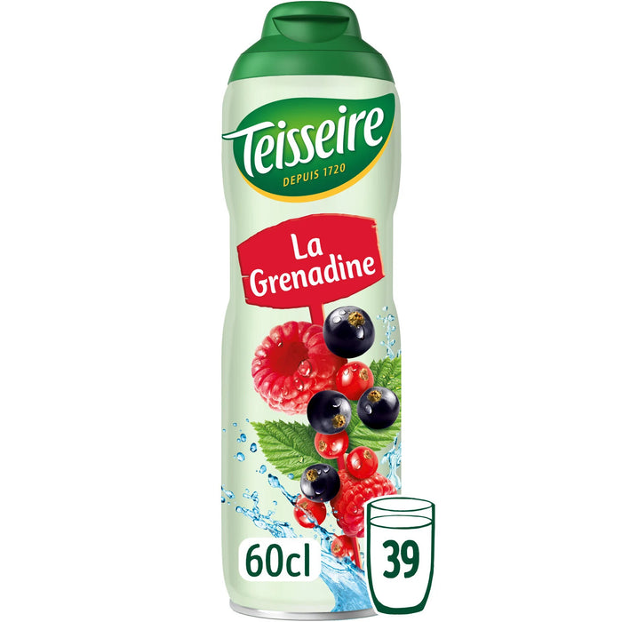 Teisseire - Grenadine Syrup, 60cl (20.3 fl oz)