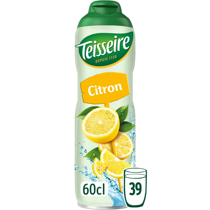 Teisseire - Lemon Syrup, 60cl (20.3 fl oz)