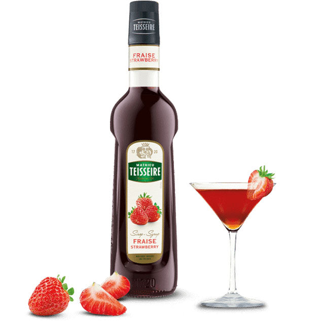 Teisseire Strawberry Syrup Professional Line, 70cl (23.6 fl oz)