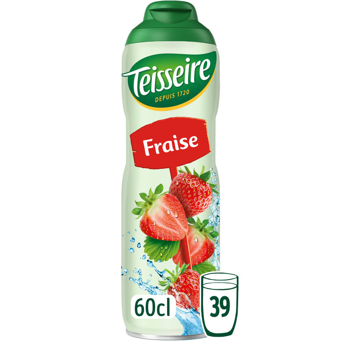 Teisseire - Strawberry Syrup, 60cl (20.3 fl oz)