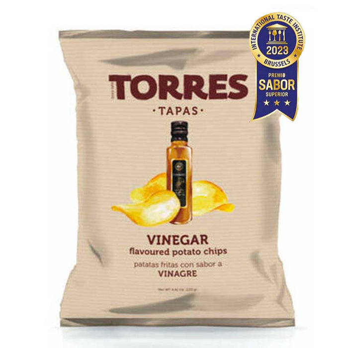 Torres - Chips de pommes de terre aromatisées au vinaigre, 40 g (1,4 oz)
