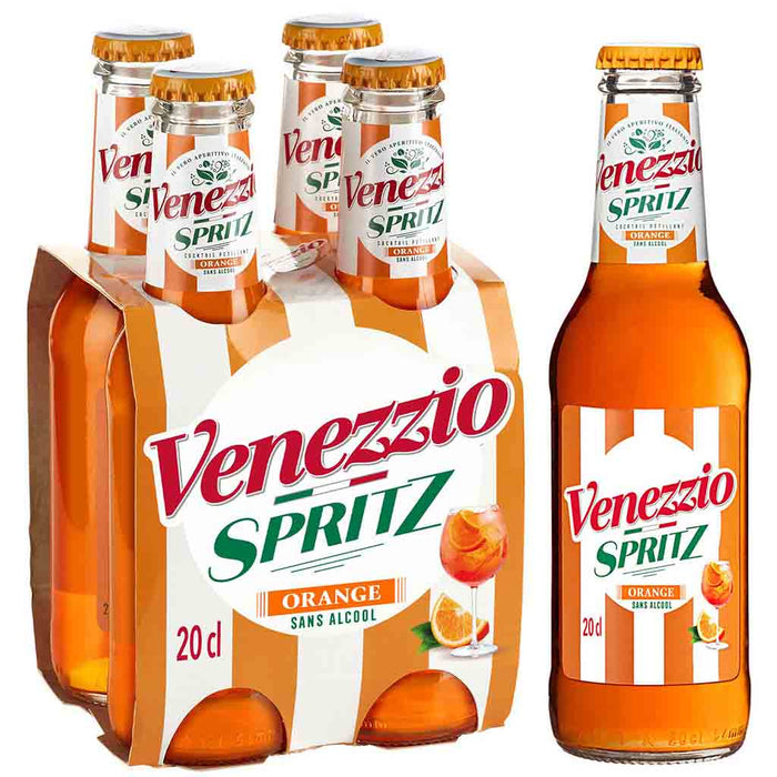 Venezzio Alcohol-Free Sparkling Beverage, 4x20cl (27 fl oz)