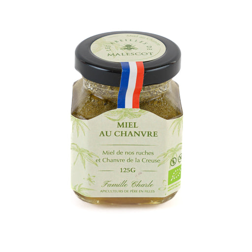 Les Abeilles de Malescot - Organic Raw Honey w/ Hemp (Chanvre), 125g (4.4oz) - myPanier