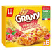 LU - Grany Strawberry & Raspberry Cereals bar x6, 125g (4.5oz) - myPanier