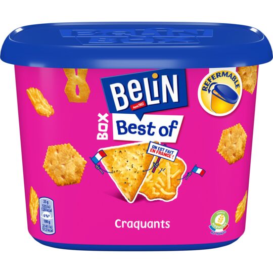 Belin - Boîte de craquelins Best of Craquants, 205g (7.3oz)