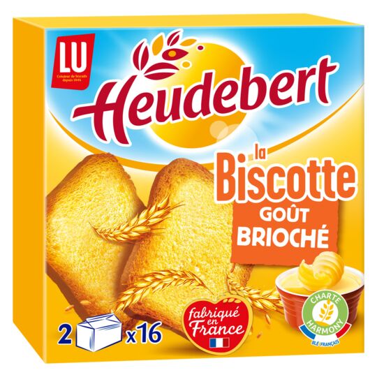 LU - Heudebert Biscottes Brioche, 290g (10.3oz)