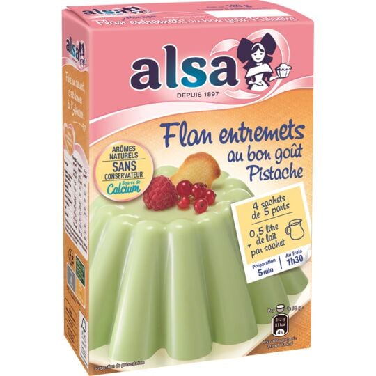 Alsa Pistachio Flan Mix, 180g (6.4oz) - myPanier