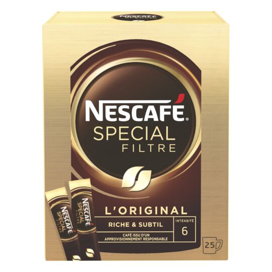 Nescafé L'Original Spécial Bâtonnets de Café Filtre, 25x2g, 50g (1.8oz)