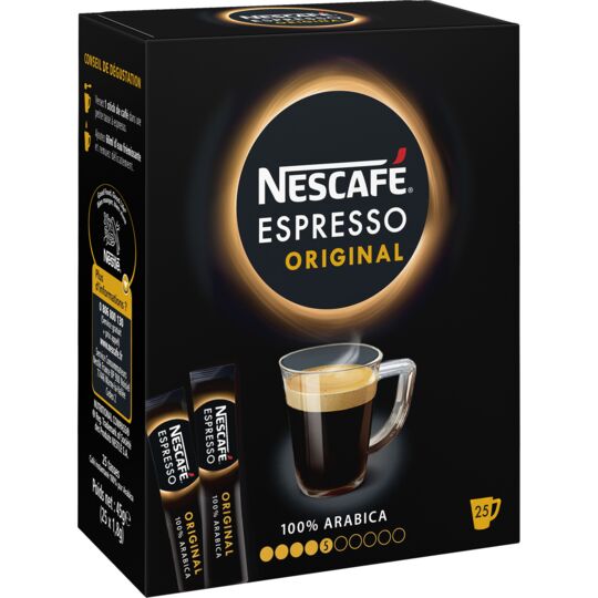 Bâtonnets Nescafé Espresso Original 25x1.8g, 45g (1.6oz)