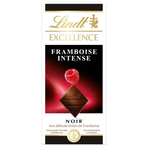 Lindt - Excellence Rasberry Dark Chocolate, 100g (3.6oz) - myPanier