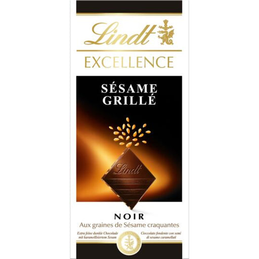 Lindt - Excellence Roasted Sesame Dark, 100g (3.6oz) - myPanier