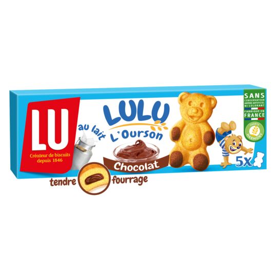 LU Lulu Ours Chocolat x5, 150g (5.3oz) - myPanier