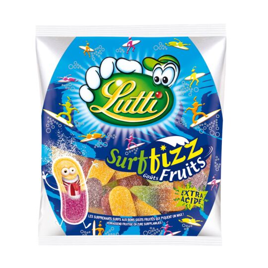 Lutti - Surffizz Fruit Taste Candies, 200g (7.1oz)