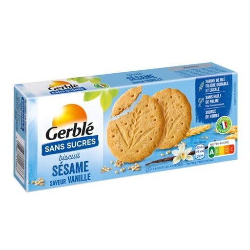 Gerblé - Sugar Free Sesame Vanilla Cookie, 132g (4.7oz) - myPanier