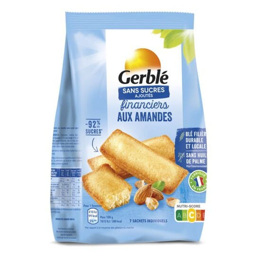 Gerblé - No Sugar Added Almond Financiers, 175g (6.2oz) - myPanier