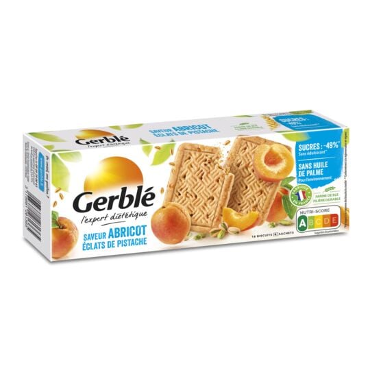 Gerblé - Apricot and Pistachio Cookie, 160g (5.7oz) - myPanier