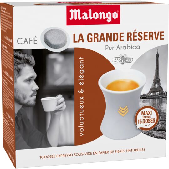 Malongo la Grande Réserve Café 16 Doses, 104g (3.7oz)