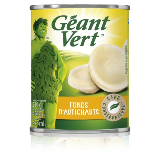 Géant Vert - Fonds d'artichauts, 400g (14.2oz)