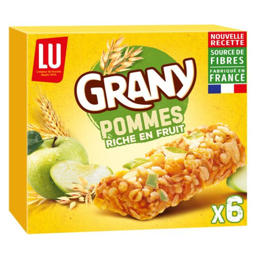 LU - Grany Green Apple Cereal Bar x6, 125g (4.5oz) - myPanier