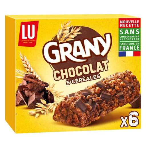 LU - Grany Chocolate 5 Cereals Bar x6, 125g (4.5oz) - myPanier