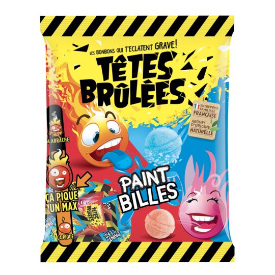 Tetes Brulees Paint Bille Bonbons, 135 g (4,8 oz)