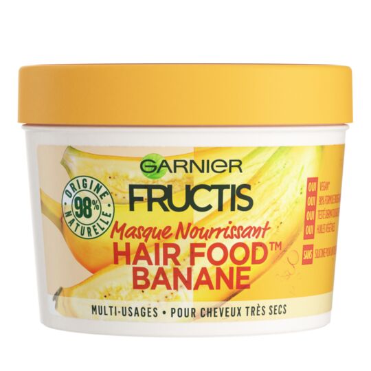 Garnier - Fructis Banana Nourishing Hair Mask, 390ml (13.8oz) - myPanier