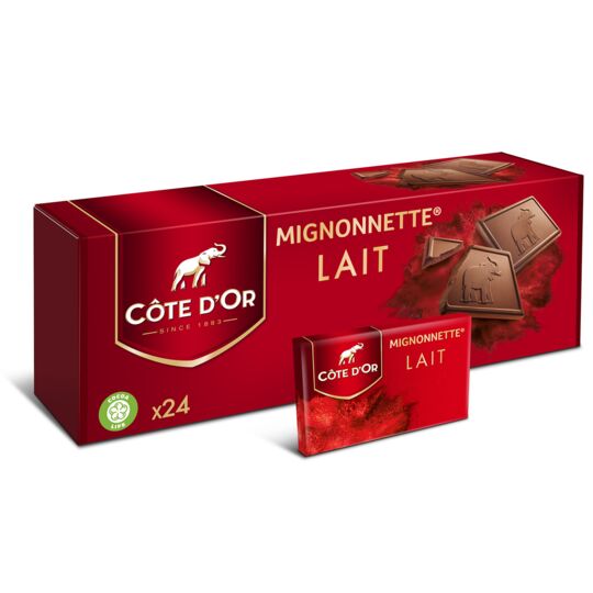 Côte d'Or - Mignonette Chocolat au lait, 24 pièces, boîte de 8,4 oz