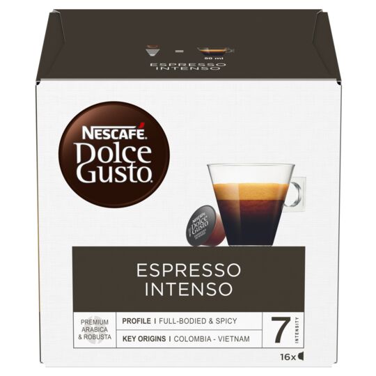 Nescafé Dolce Gusto Espresso Intenso #7 x16 Capsules, 112g (4oz)
