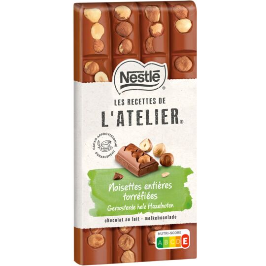 Nestle L'atelier Milk Chocolate with raisin hazelnuts almond 195g