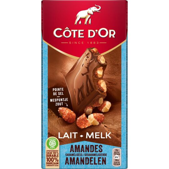 Cote d'Or - Caramelized Almonds Milk, 180g (6.4oz) - myPanier