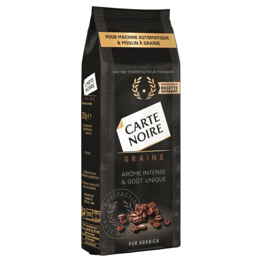 Carte Noire - Pure Arabica Dark Roast Coffee Beans, 250g (8.9oz)