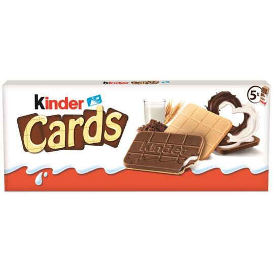 Kinder - Cards 10 Biscuits, 128g (4.6oz)