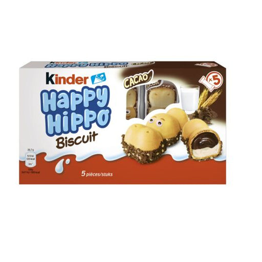 Kinder - Happy Hippo Biscuit Cocoa x 5, 103.5g (3.7oz) - myPanier