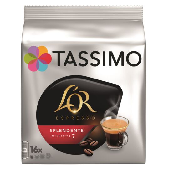 Tassimo L'Or Splendente coffee x16 Capsules #7, 112g (4oz)