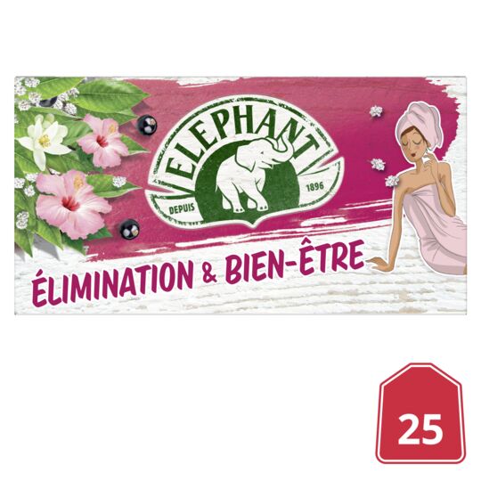 Elephant - Elimination & Well Being Tea, 25 Bags, 40g (1.5oz)