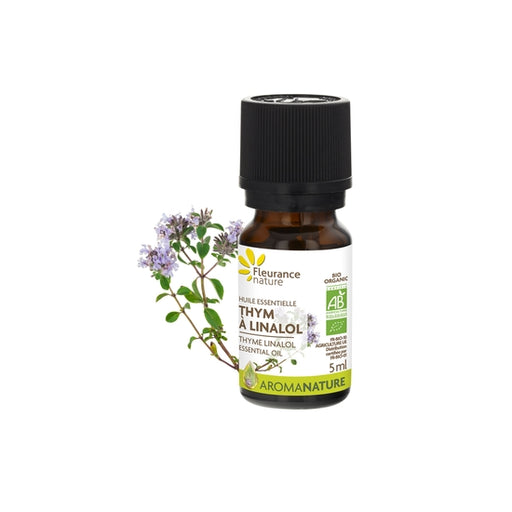 Fleurance Nature - Organic Linalool Thyme Essential Oil, 5ml (0.15 Fl oz) - myPanier