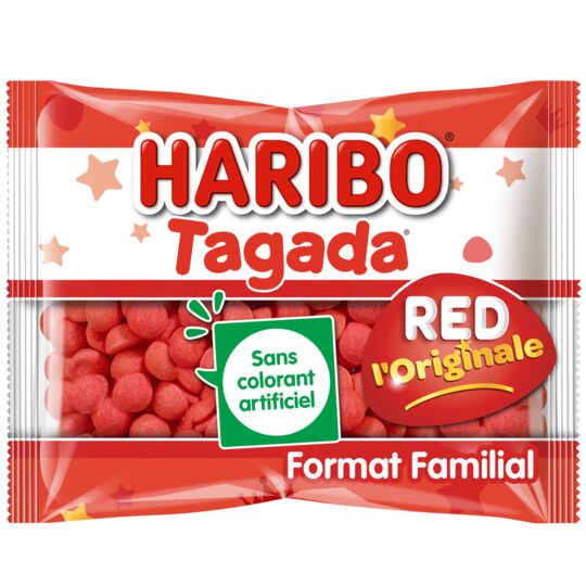 Haribo - Tagada Red Candies Family Format, 400g (14.2oz)