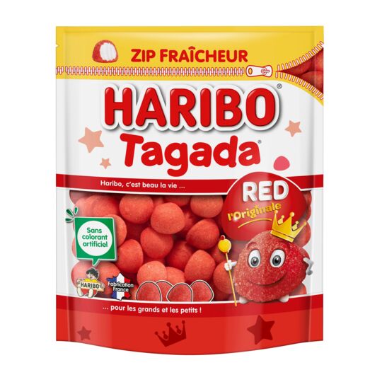 Haribo - Tagada Red Original Zip Freshness (Doypack), 220g (7.8oz)