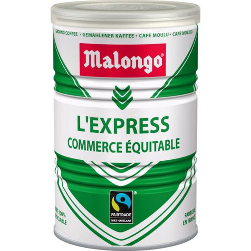 Malongo l'Express Fair Trade, Medium roast, 100% Ground Coffee, 250g (8.9oz) - myPanier