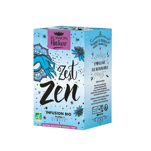 Romon Nature Organic Zest Zen Infusion - 16 Bags - myPanier