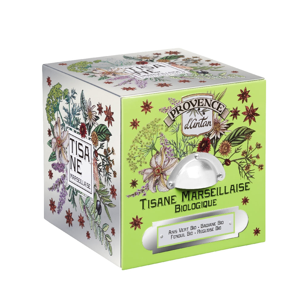 Provence d'Antan - Marseillaise Organic Herbal Tea 24 Bags, 60g (2.1oz)