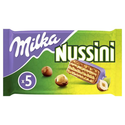 Milka Nussini x5 Chocolate Bars, 158g (5.6oz) - myPanier