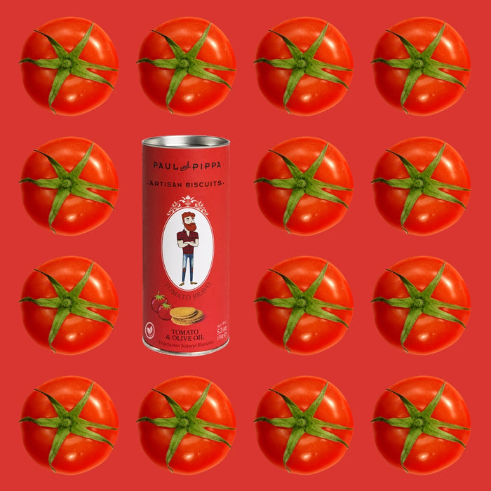 Paul and Pippa Natural Tomato & Oregano Biscuits, 130g - myPanier
