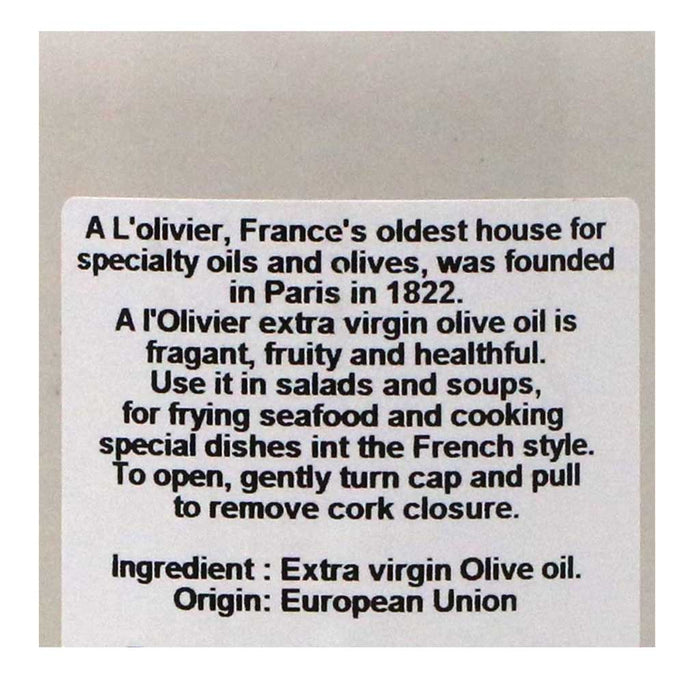A L'Olivier - Extra Virgin Olive Oil in White Crock - myPanier