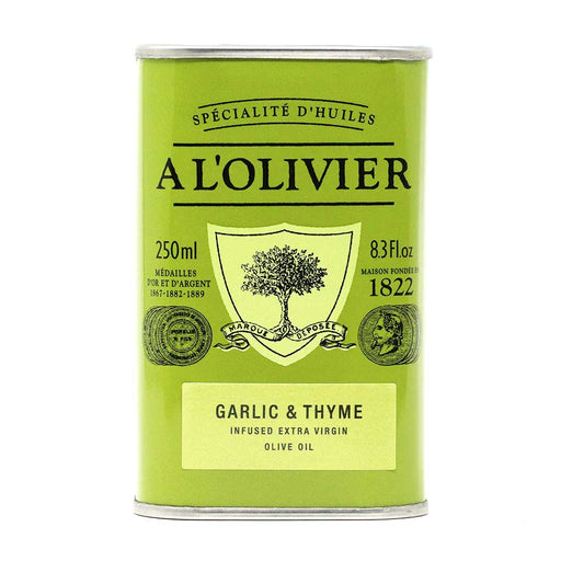 A L'Olivier - Garlic & Thyme Infused Extra Virgin Olive Oil - myPanier